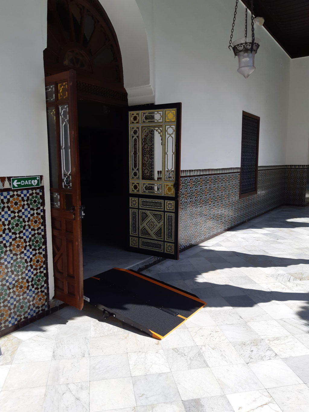 accessibility to a mosque with the Shop Ramp